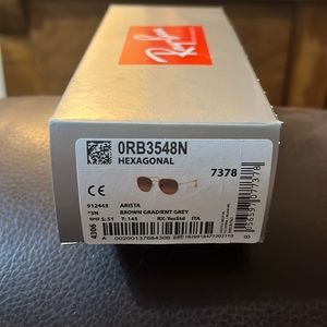 Original never worn in box and case Ray Bans sunglasses
